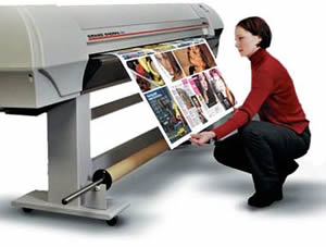 Large format inkjet printer